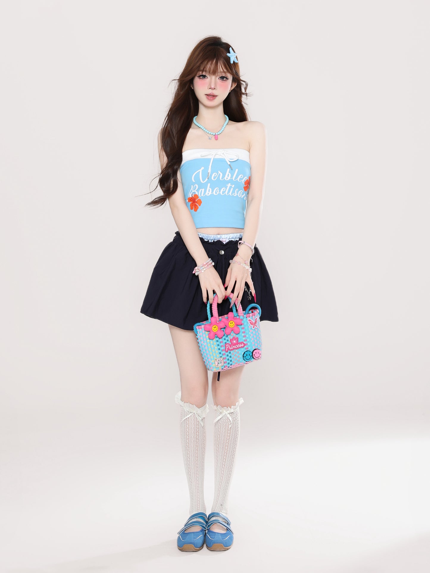 Y2K Tube Top + Puffy Skirt Set | Sweet & Spicy Girl Outfit