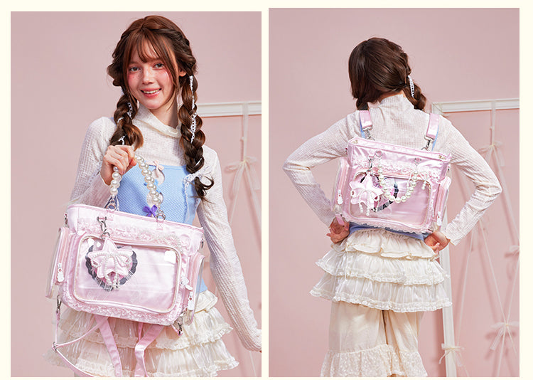 Y2K Harajuku Pearl Ita Bag