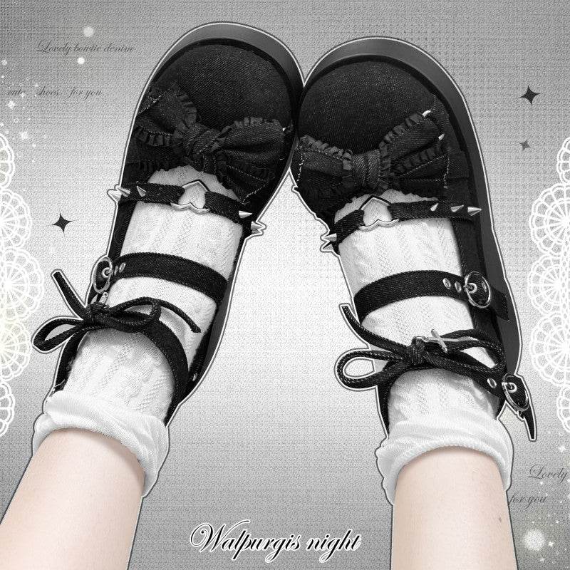 Y2K Sweet Gothic Lolita Canvas Shoes