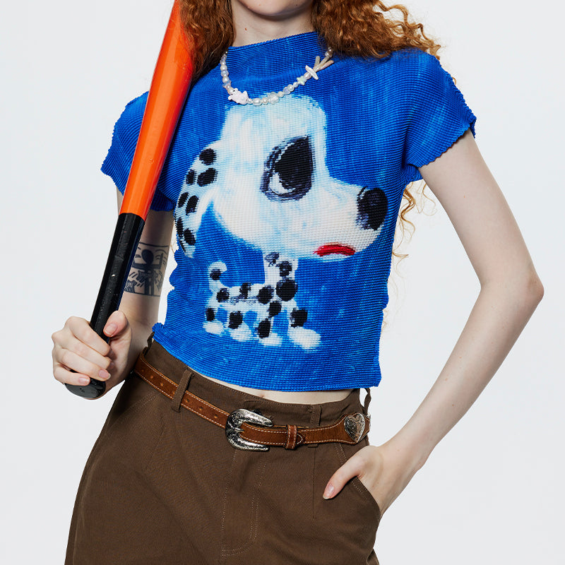 iscreamcolour MOF Graffiti Ruched Tee