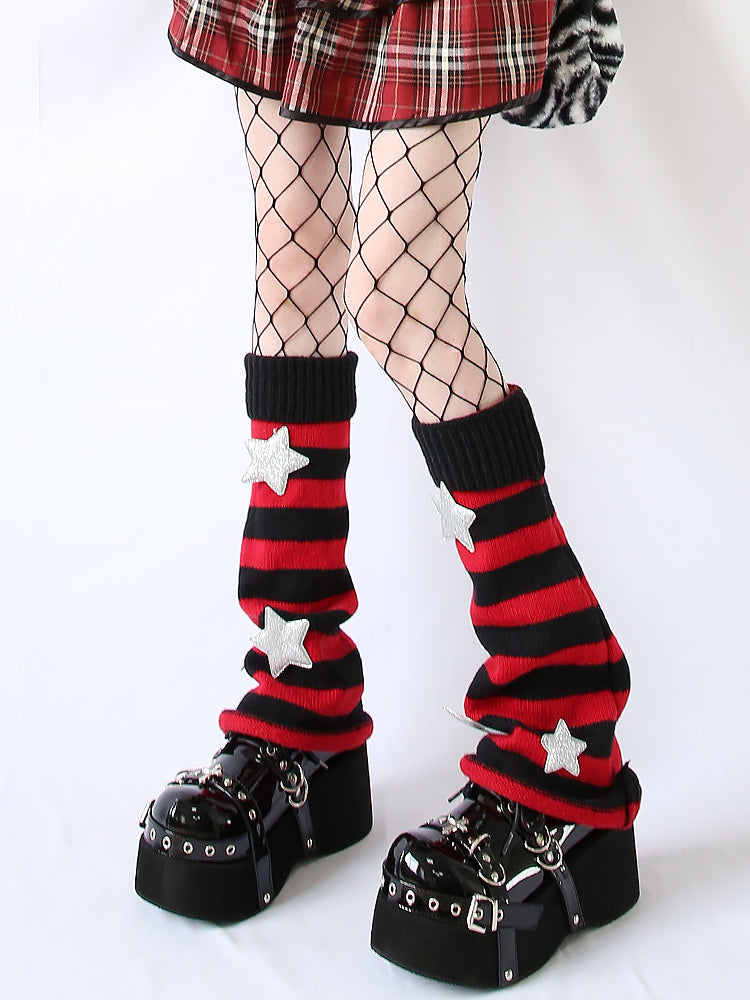 Y2K Dark Patent Leather Platform Shoes