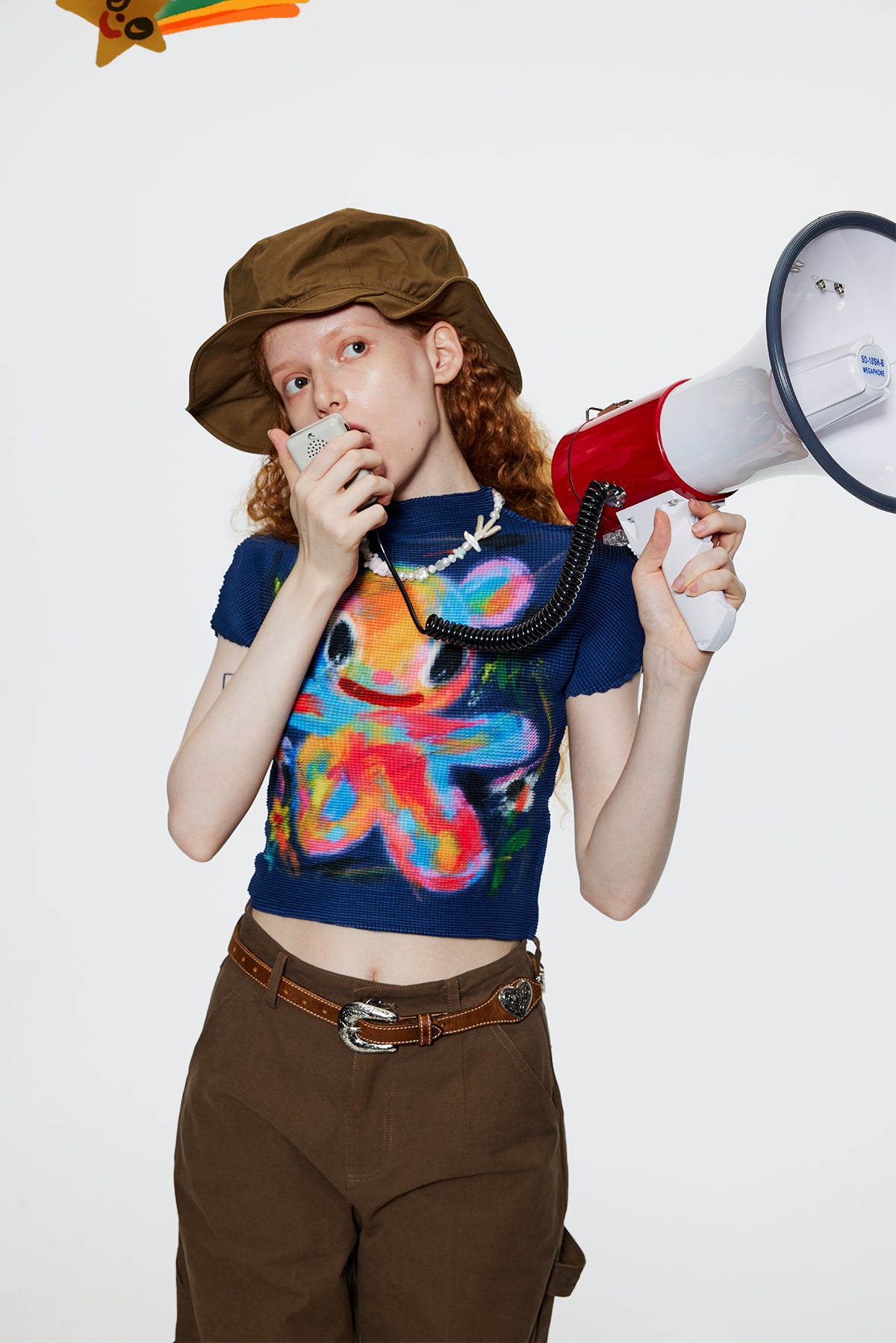 iscreamcolour MOF Graffiti Ruched Tee