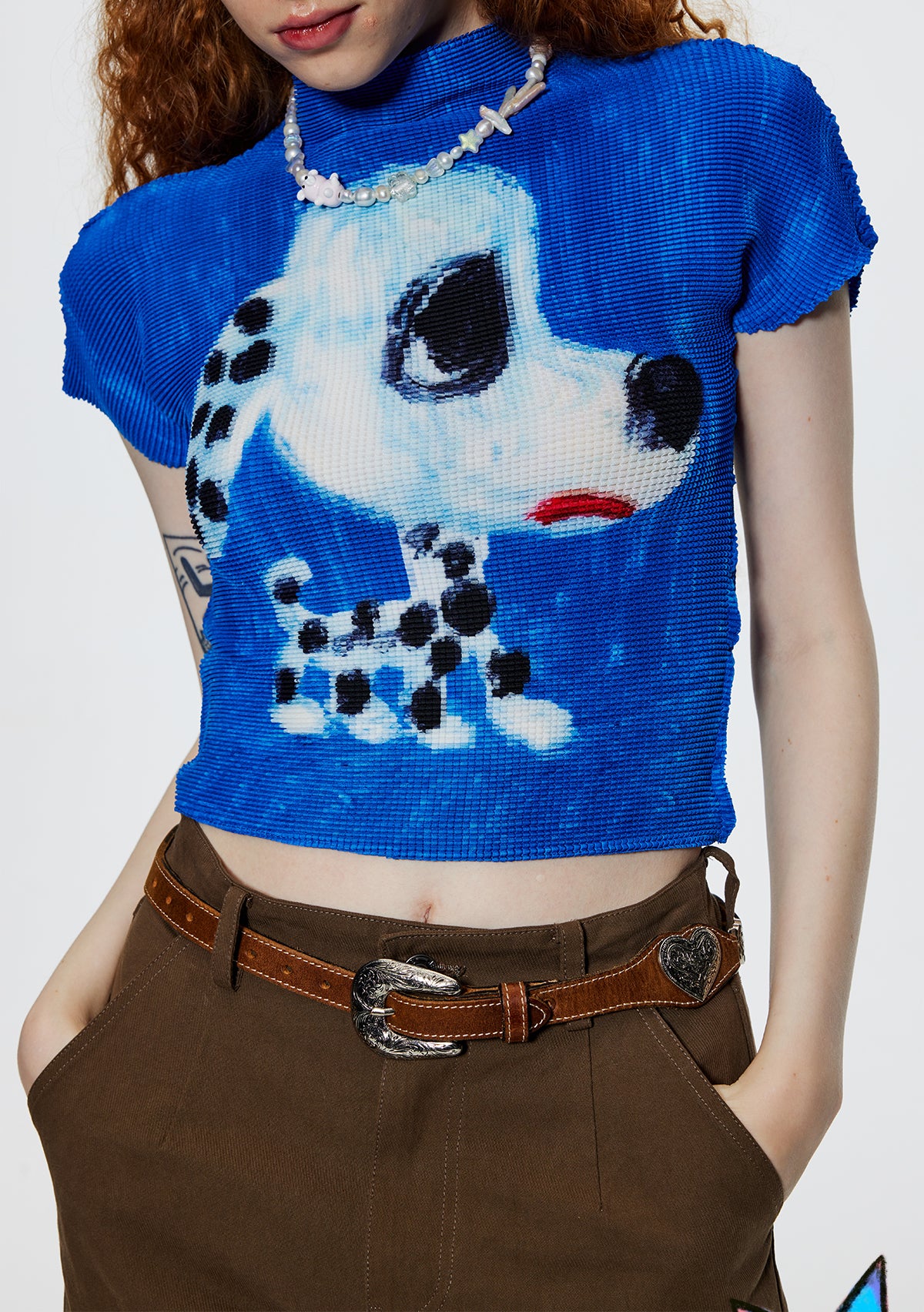 iscreamcolour MOF Graffiti Ruched Tee