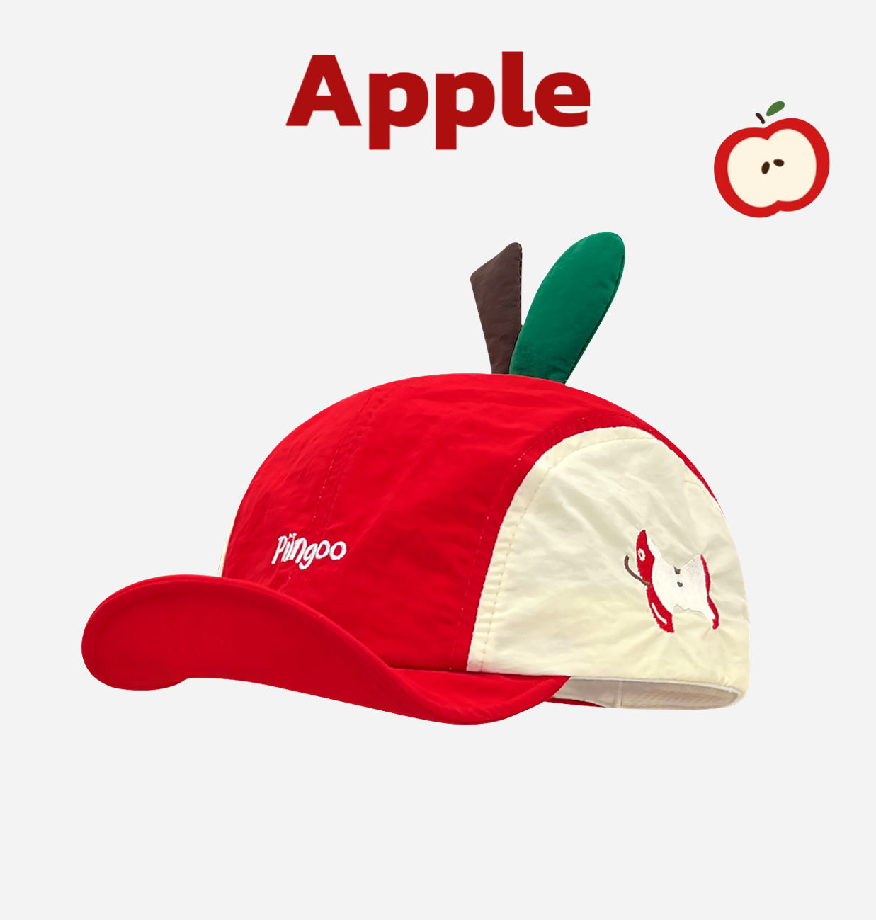 Cute Apple Quick-Drying Baseball Cap 