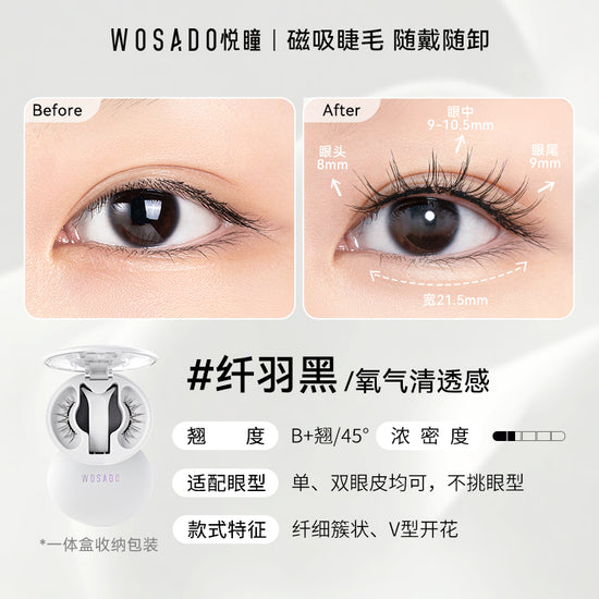WOSADO 软磁吸假眼睫毛 迪士尼疯狂动物城联名款