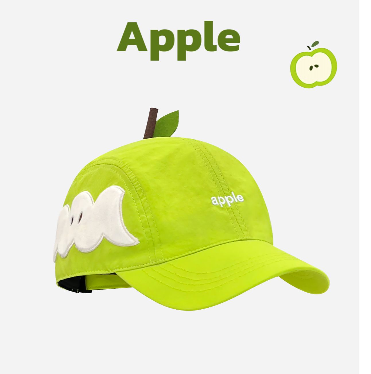 Cute Apple Quick-Drying Baseball Cap 