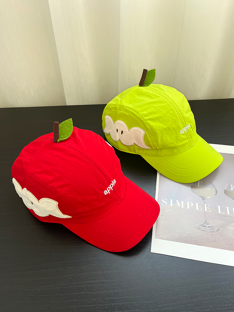 Cute Apple Quick-Drying Baseball Cap 